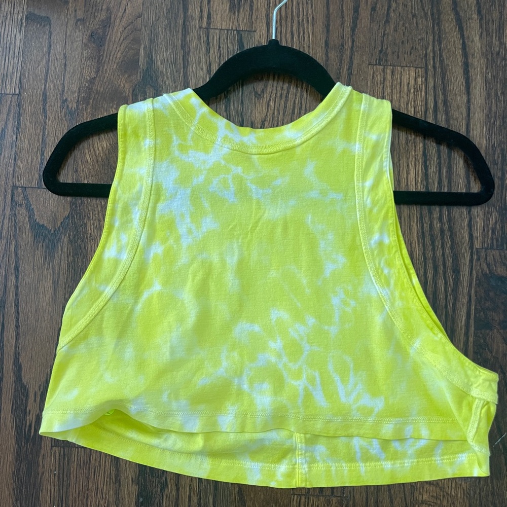 Lululemon all yours tank crop tie dye